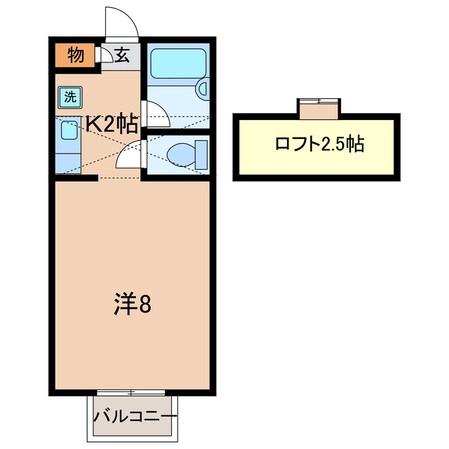 ムーンパレスの物件間取画像